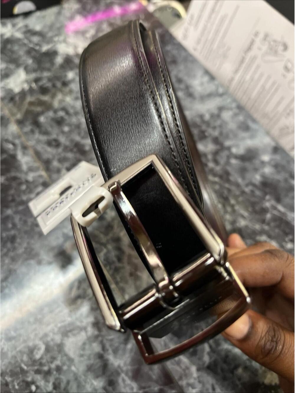 Perry Ellis Portfolio Reversable 32 Single Stitch Belt